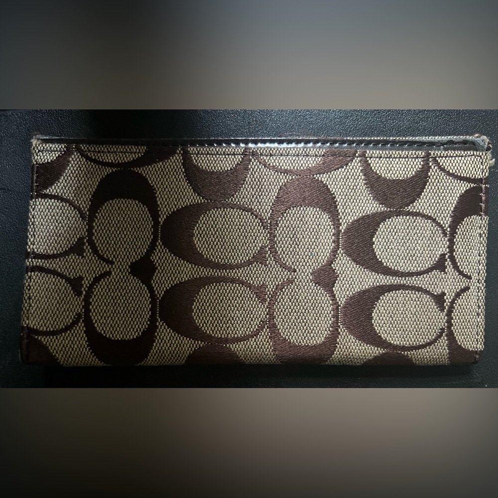 Coach check holder